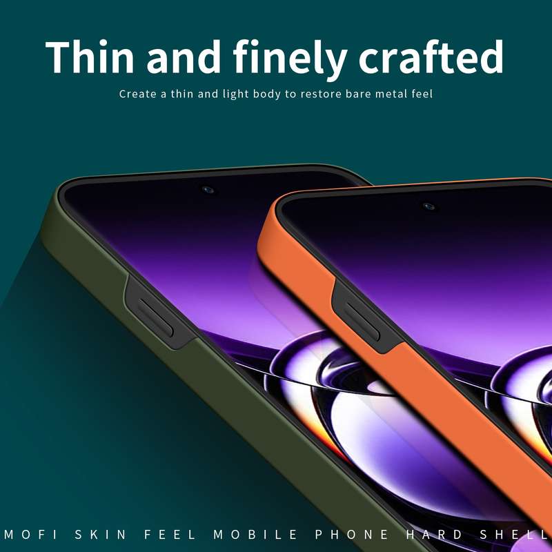 For OPPO Find X7 Ultra MOFI Qin Series Skin Feel All-inclusive PC Phone Case(Gray)