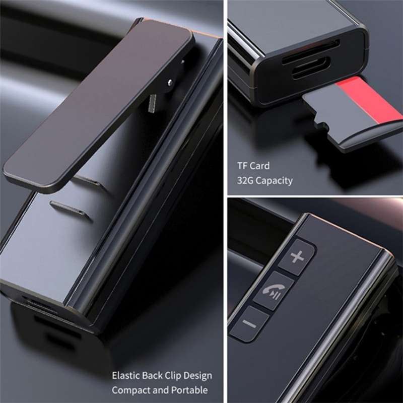 Car Bluetooth Hands-free Call Adapter Power Digital Display Audio Wireless Receiver