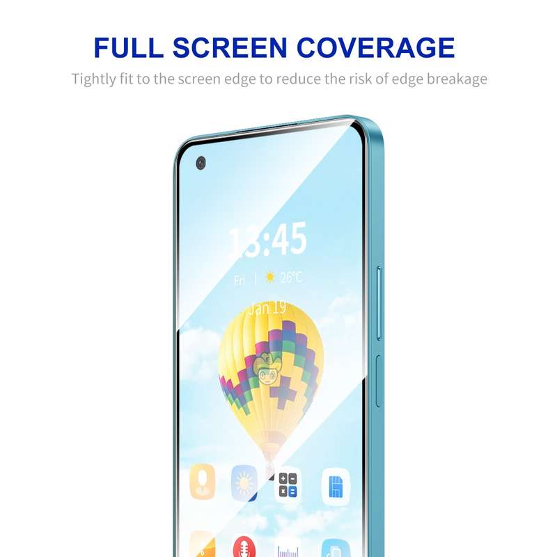 For OPPO Reno7 SE 5pcs ENKAY Full Glue High Aluminum-silicon Tempered Glass Film