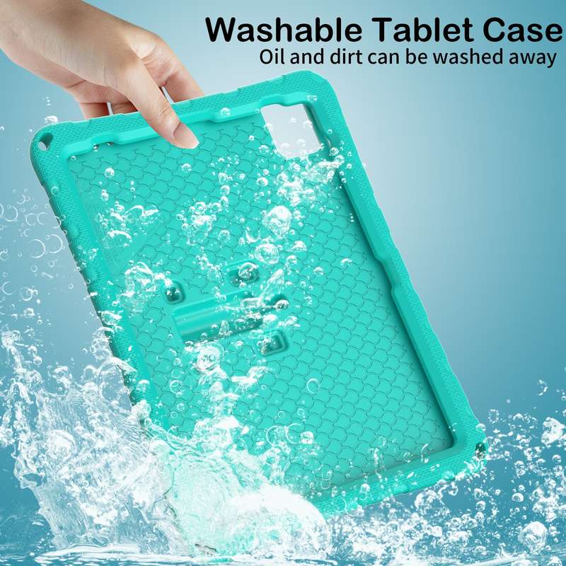 For iPad Pro 11 2022/2021 Butterfly Bracket EVA Shockproof Tablet Case(Mint Green)