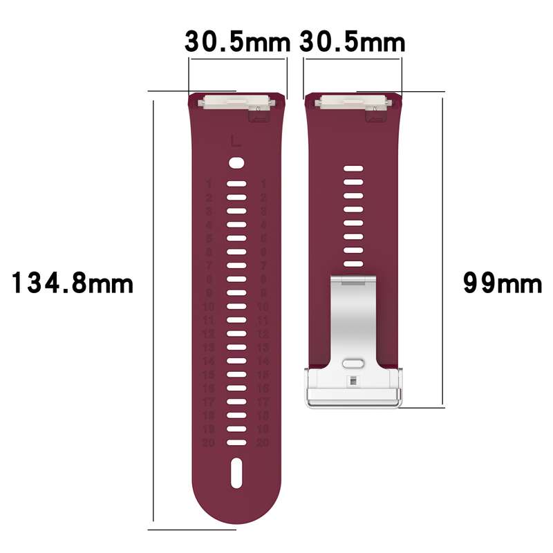 For Xiaomi Watch H1 Blood Pressure Watch Silicone Watch Band(Red)