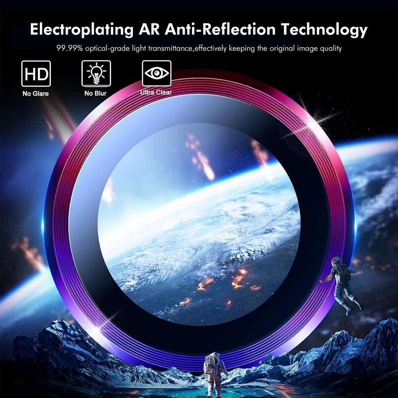 For Samsung Galaxy S24 Ultra 5G ENKAY Hat-Prince AR 9H Rear Lens Aluminium Alloy Tempered Glass