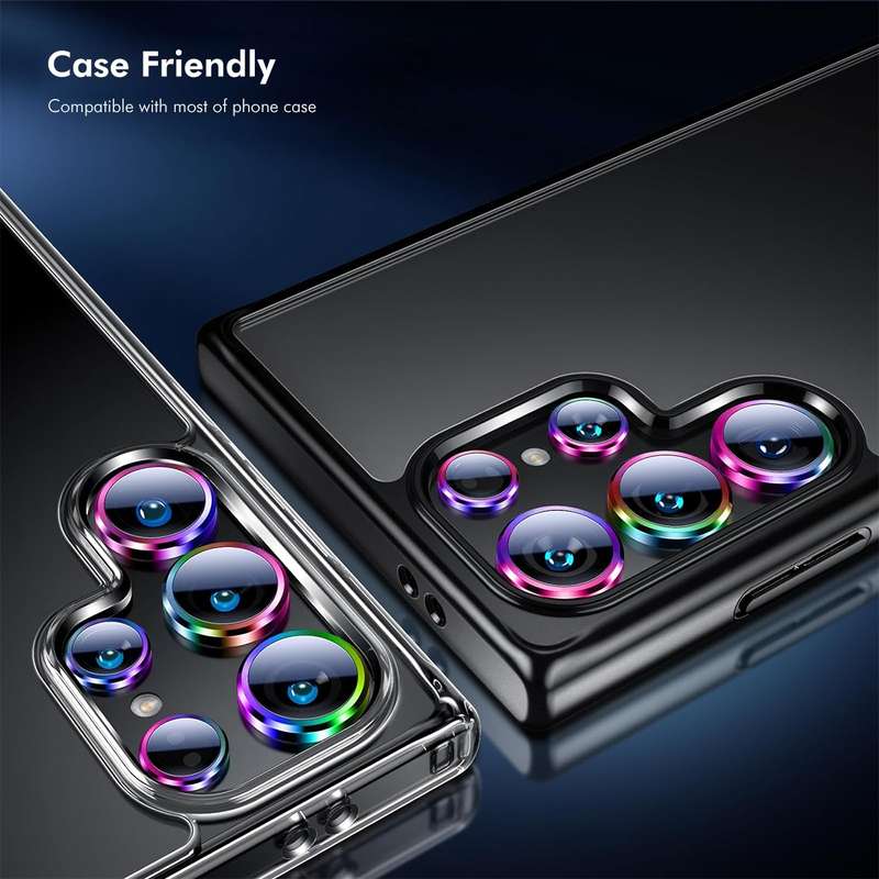For Samsung Galaxy S24 Ultra 5G ENKAY Hat-Prince AR 9H Rear Lens Aluminium Alloy Tempered Glass