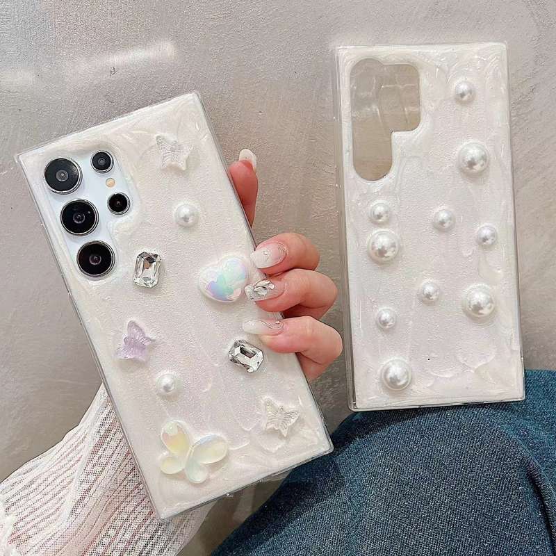 For Samsung Galaxy S23 FE 5G Cream Gum Decoden TPU Phone Case(Love)