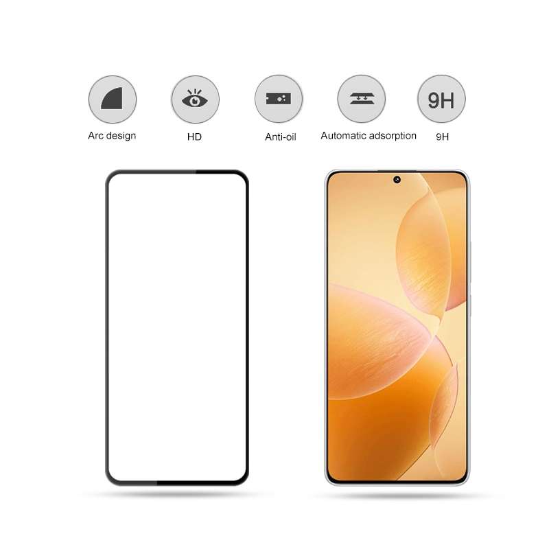 For Xiaomi Poco X6 Pro mocolo 2.5D Full Glue Full Cover Tempered Glass Film