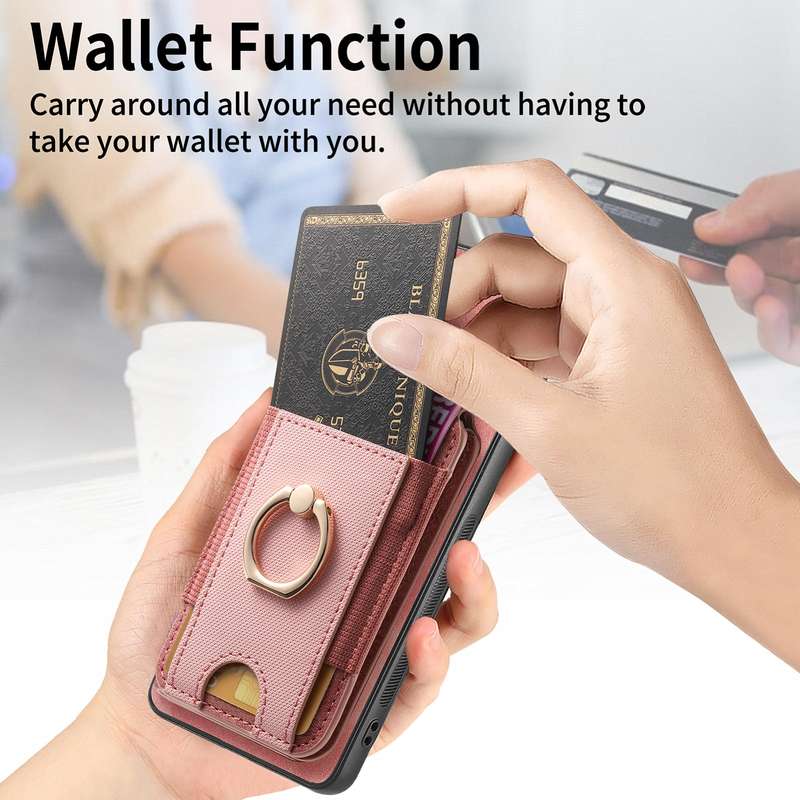 For Xiaomi Redmi Note 10 4G Retro Splitable Magnetic Stand Card Bag Leather Phone Case(Pink)