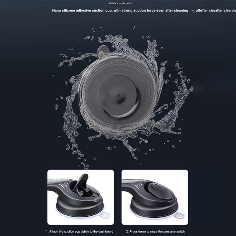 ES281 Car Dashboard Windshield Air Vent Suction Cup Phone Holder For 4-6.7 Inch Phone Mount