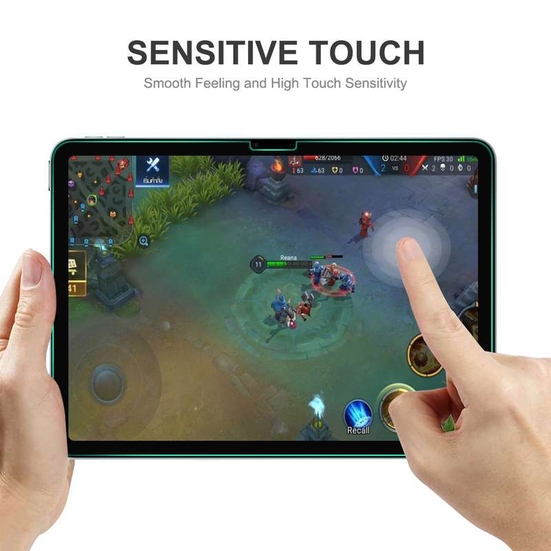 For iPad Pro 11 2024 2pcs ENKAY Hat-Prince 0.33mm Explosion-proof Tempered Glass Film