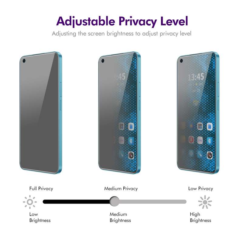 For Realme 9 Pro+ 2pcs ENKAY Hat-Prince 28 Degree Anti-peeping Privacy Tempered Glass Film