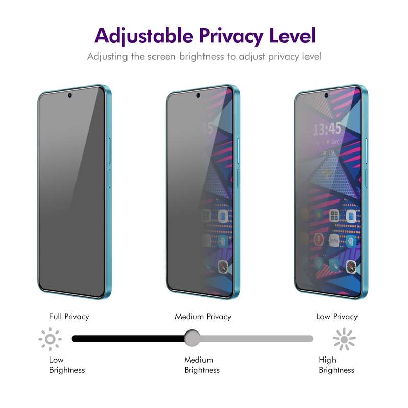 For Honor 90 GT ENKAY Hat-Prince 28 Degree Anti-peeping Privacy Silk Print Tempered Glass Film