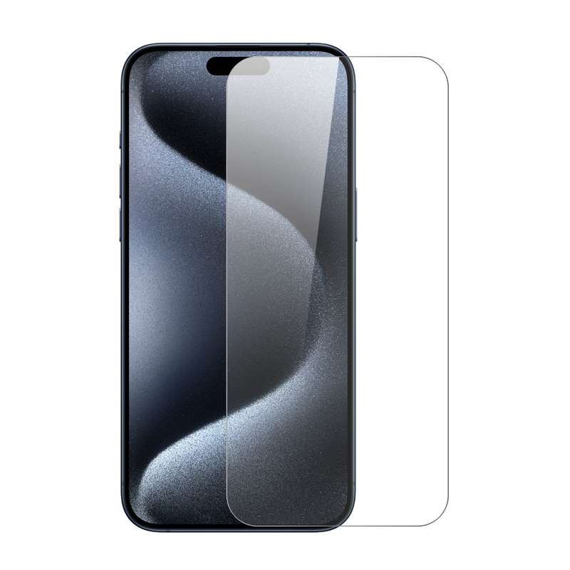 For iPhone 15 Pro Max NORTHJO 2pcs A++ Screen Protector Tempered Glass Film with Installation F