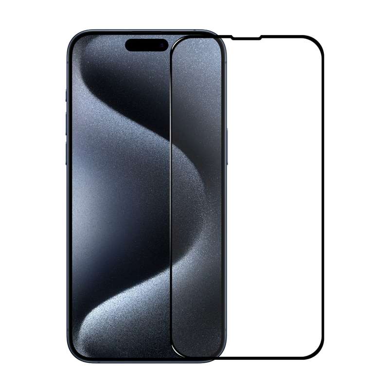 For iPhone 15 Pro Max NORTHJO 2pcs A++ Tempered Glass Film with Installation Frame