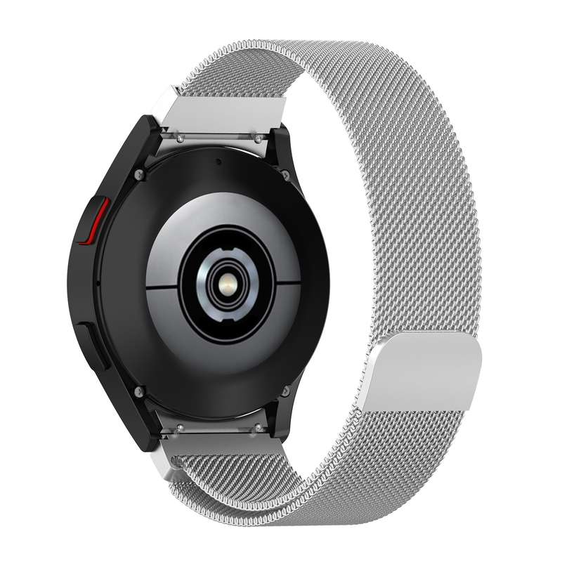 For Samsung Galaxy Watch 7 Ultra 47mm Milan Magnetic Stainless Steel Watch Band(Silver)