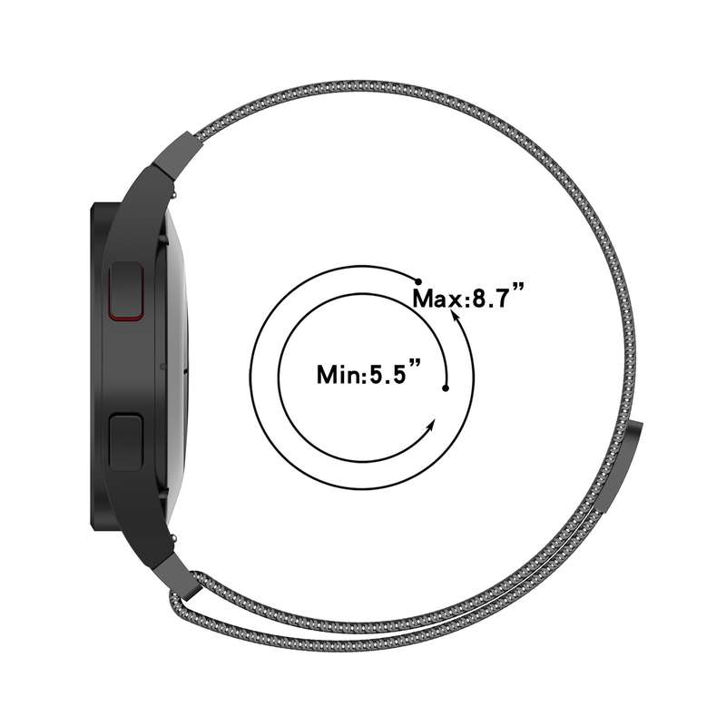 For Samsung Galaxy Watch 7 Ultra 47mm Milan Magnetic Stainless Steel Watch Band(Silver)