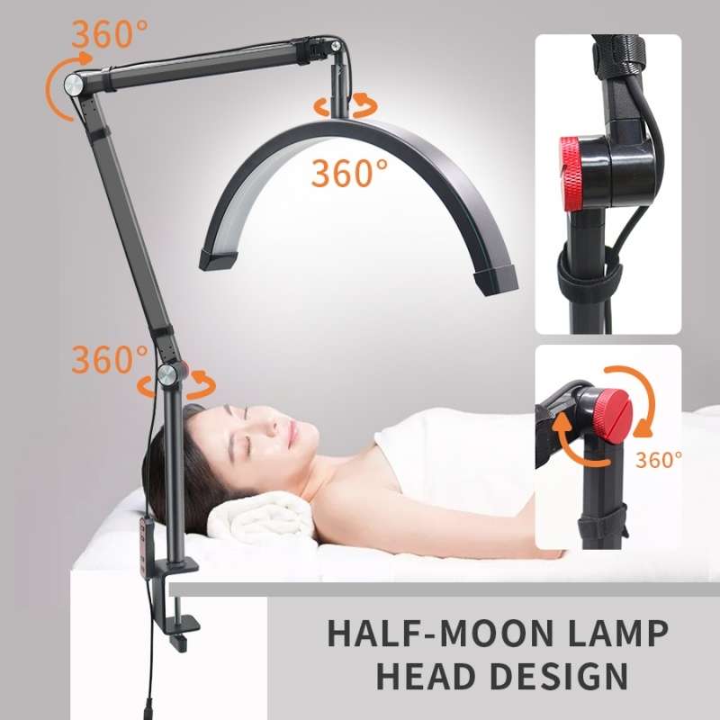 HD-M3X Pro 16 inch Adjustable Brightness Beauty Light Half Moon Light Eyelash Tech Lamp, Plug:EU Plu