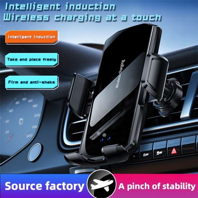 SD10 Wireless Charging Car Air Vent Car Mount Smart Sensor Phone Holder Charger