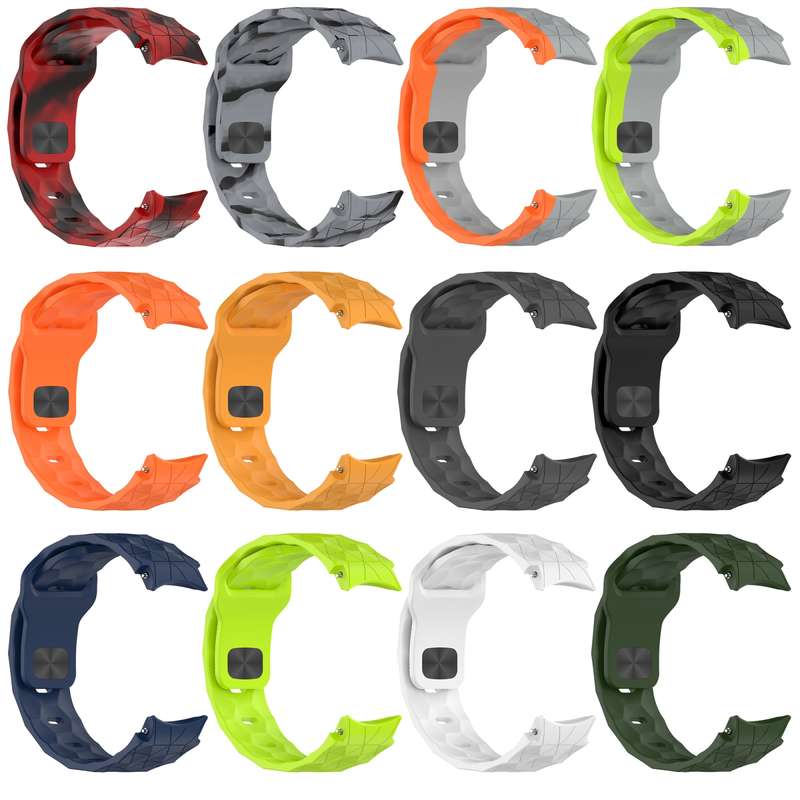 For Samsung Galaxy watch 5 Golf Edition Football Texture Reverse Buckle Silicone Watch Band(Arm