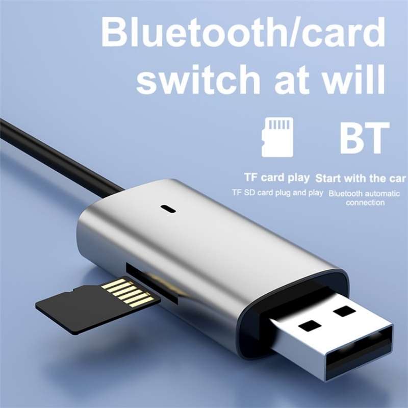 M01 Car Bluetooth Receiver Hands-Free Call 3.5mm AUX Stereo Car Wireless Adapter
