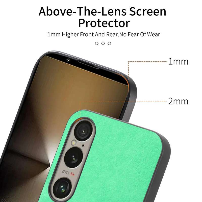 For Sony Xperia 10 V Retro Magsafe Magnetic PU Back Cover Phone Case(Blue)