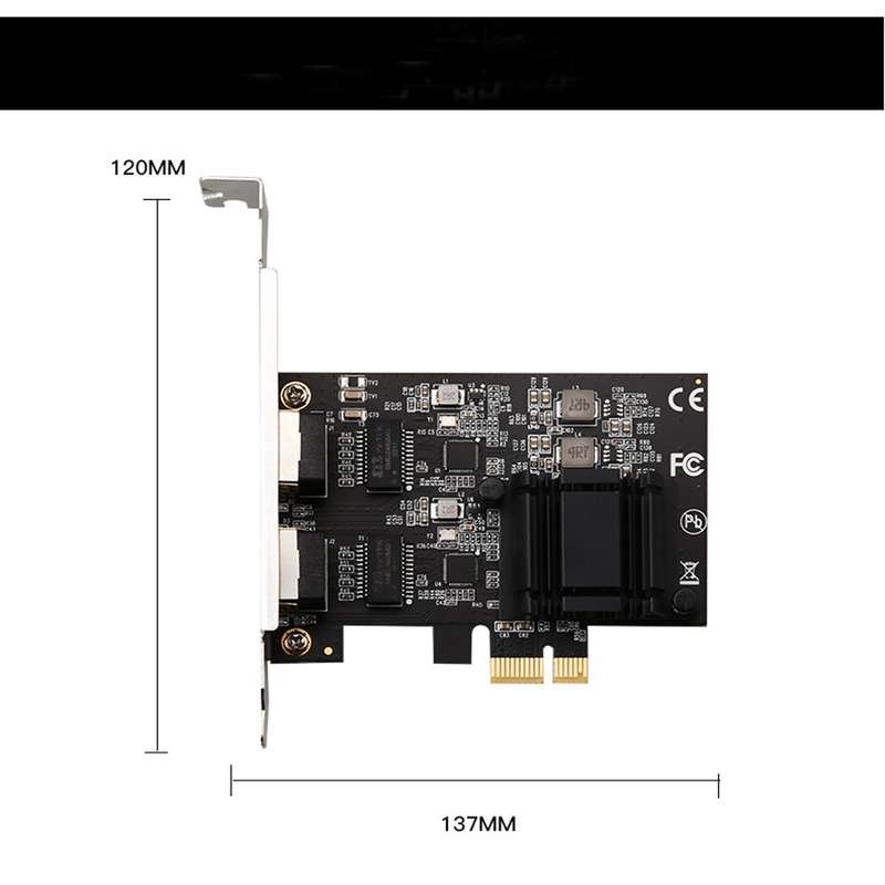 Dual-port 2.5G Gigabit Network Adapter Desktop 8125BG Chip Ethernet Server Network Adapter ESXi