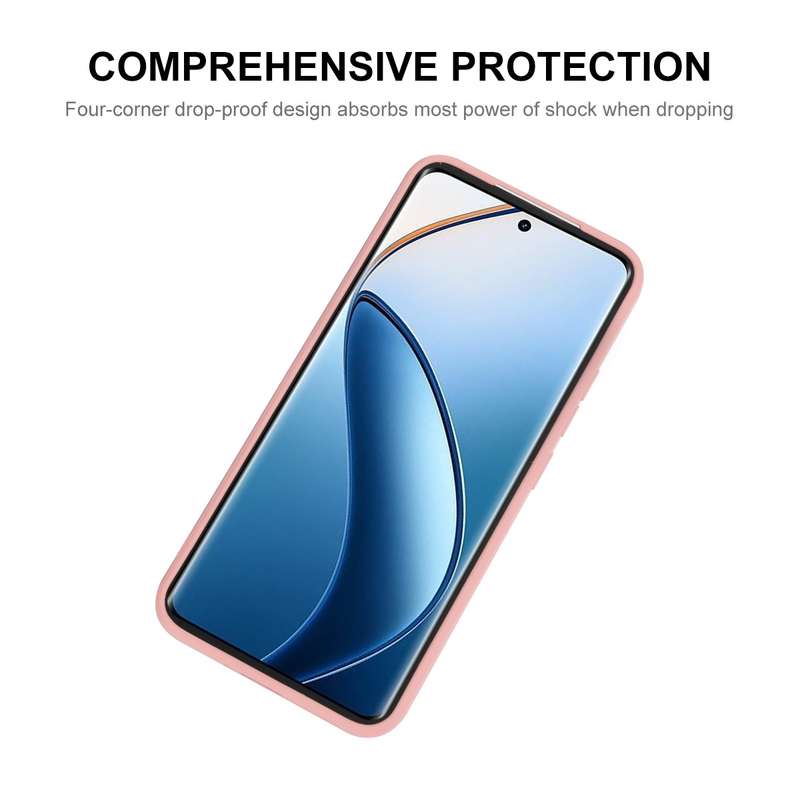 For Realme 12 Pro+ ENKAY Liquid Silicone Soft Shockproof Phone Case(Dark Green)
