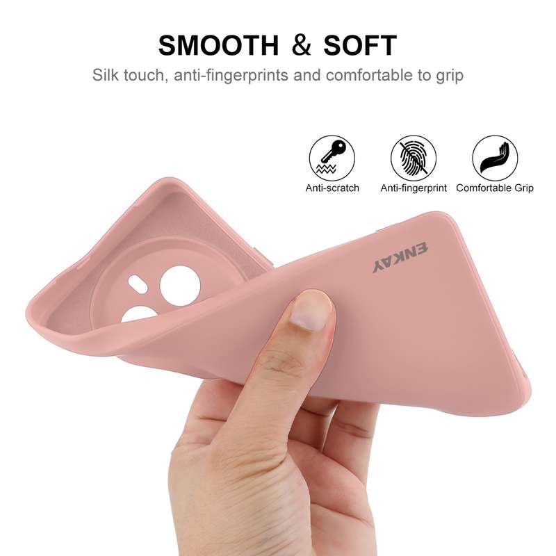 For Realme 12 Pro+ ENKAY Liquid Silicone Soft Shockproof Phone Case(Dark Green)