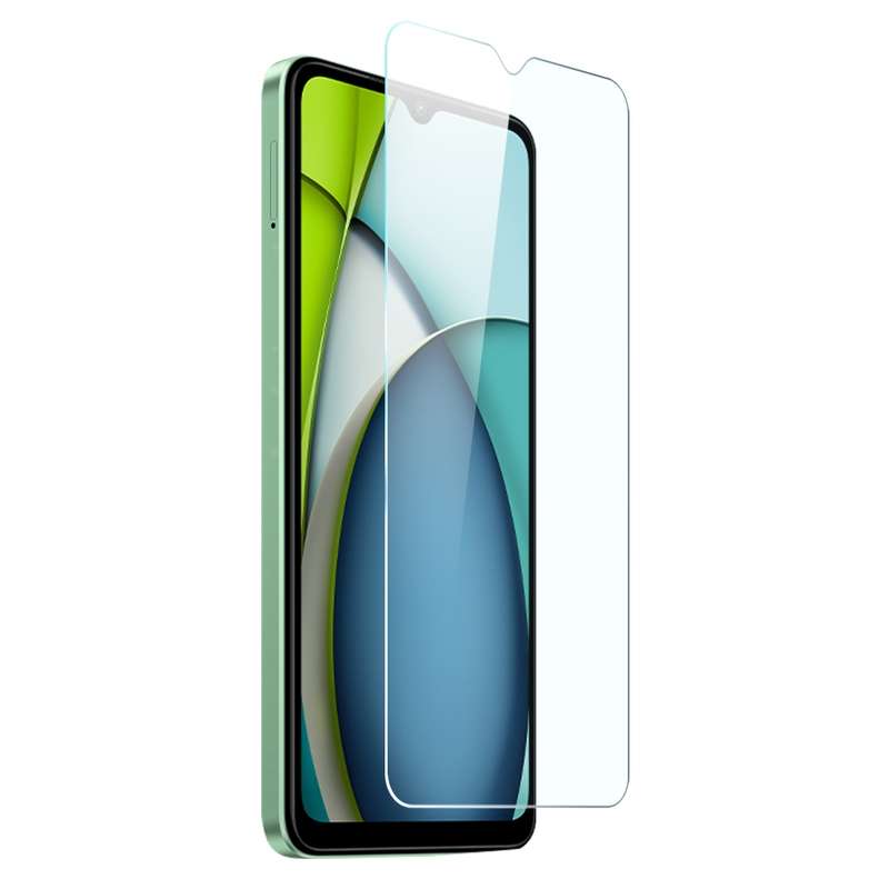 For Xiaomi Redmi A3x 4G NORTHJO Transparent TPU Phone Case with Tempered Glass Film(Transparent