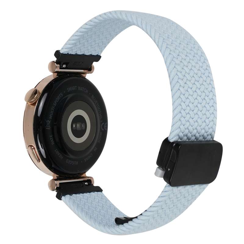 For Huawei Watch GT 2e 22mm Magnetic Buckle Braided Watch Band(Blue)