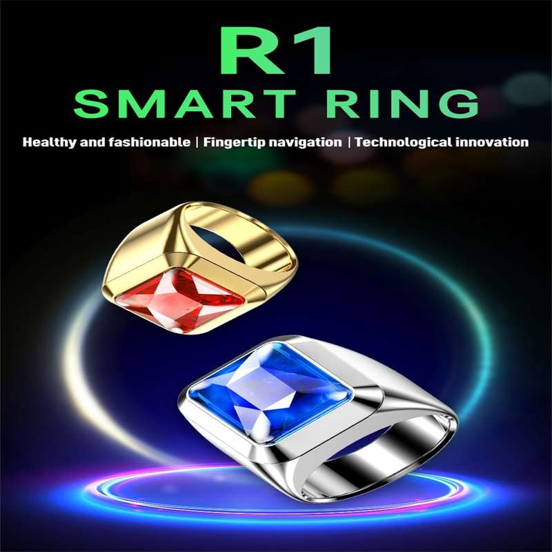 R1 Smart Ring, Support Heart Rate / Blood Oxygen / Sleep / Remote Photography(Red)