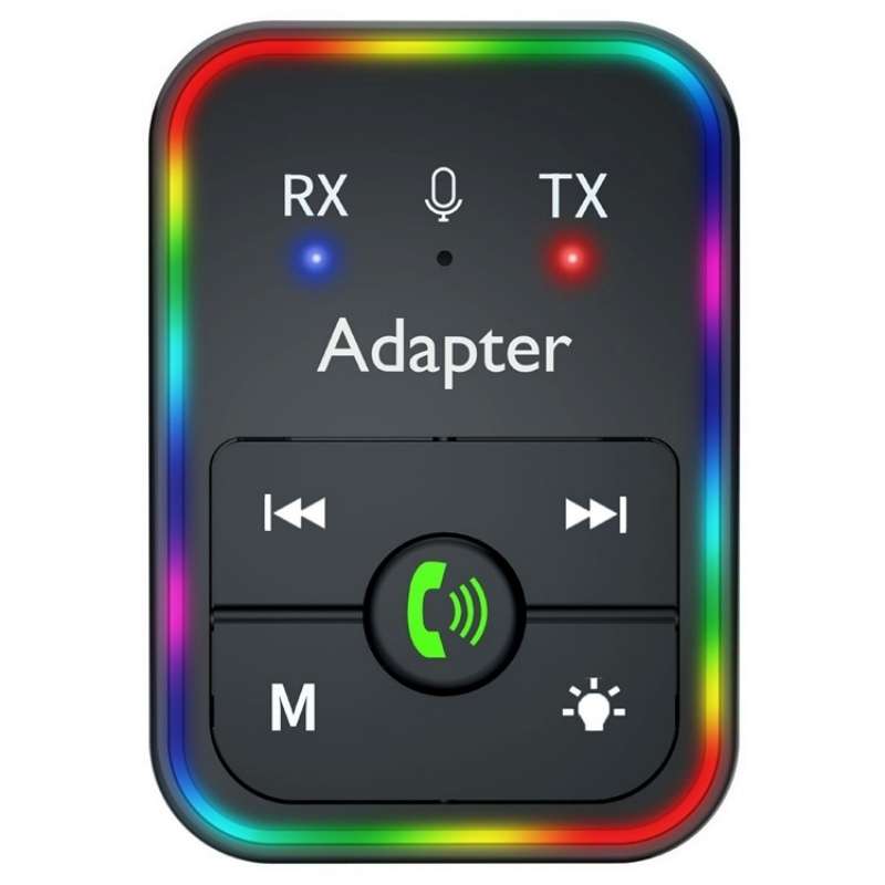 Q9 Support TF Card Playback 2-in-1 Bluetooth 5.3 Wireless Transmitter / Receiver MP3 Player
