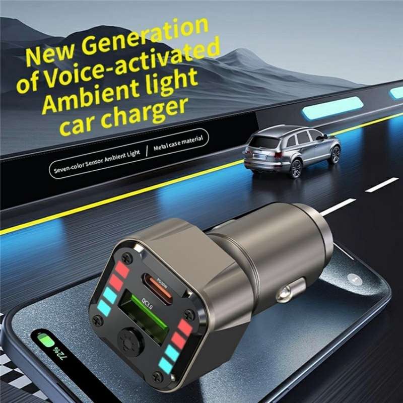 K24 Dual Ports Car Charging Adapter Car Charger PD 30W QC 3.0 Super Charger