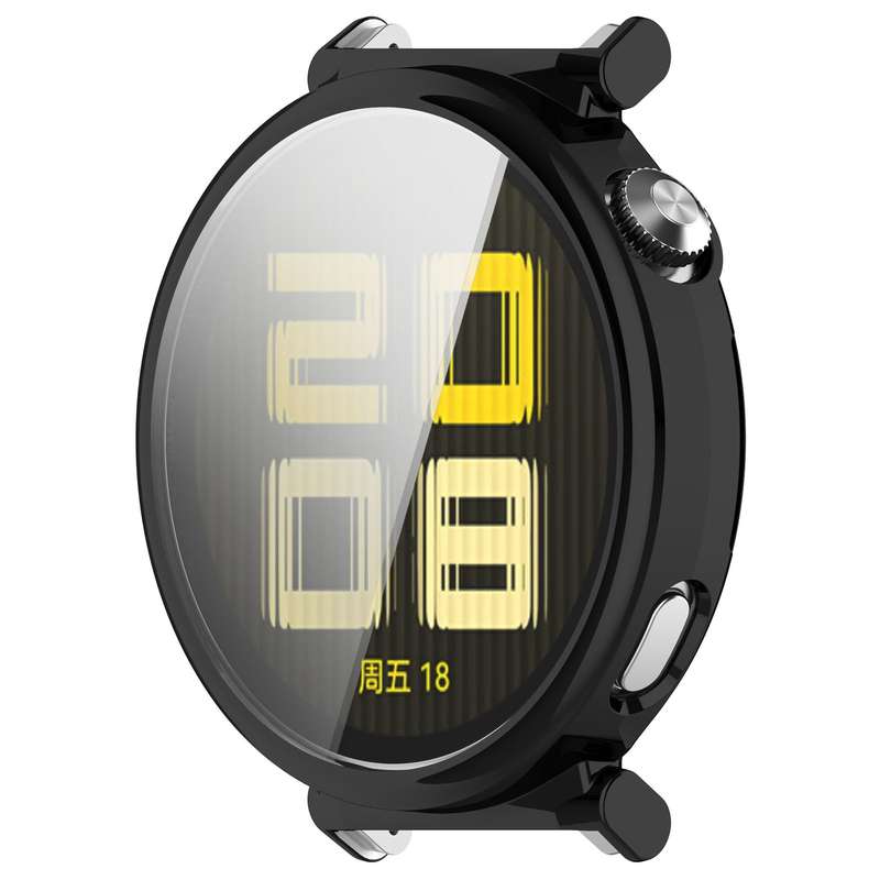 For Huawei Watch GT5 Pro 42mm Electroplated TPU Full Coverage Watch Protective Case(Light Gold)