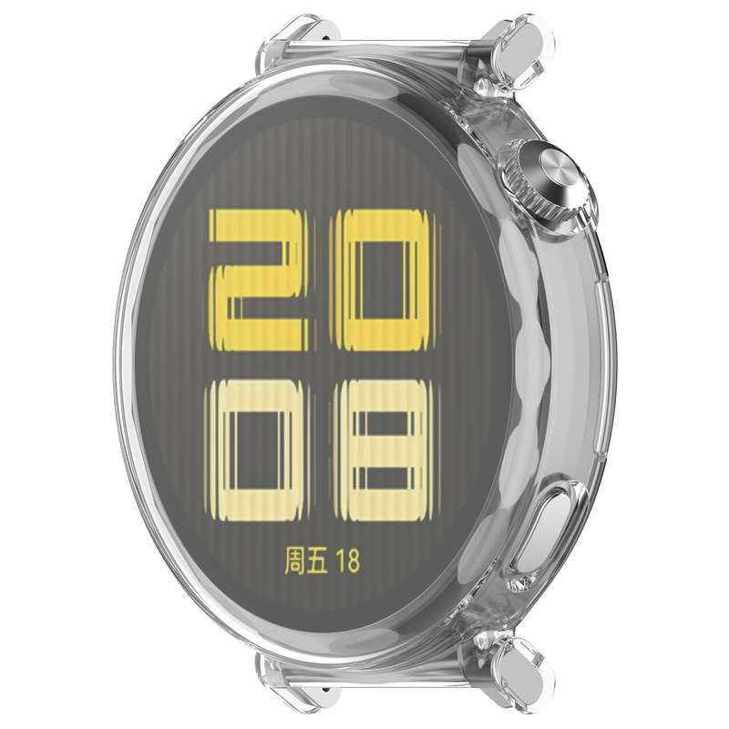 For Huawei Watch GT5 Pro 42mm Electroplated TPU Full Coverage Watch Protective Case(Light Gold)