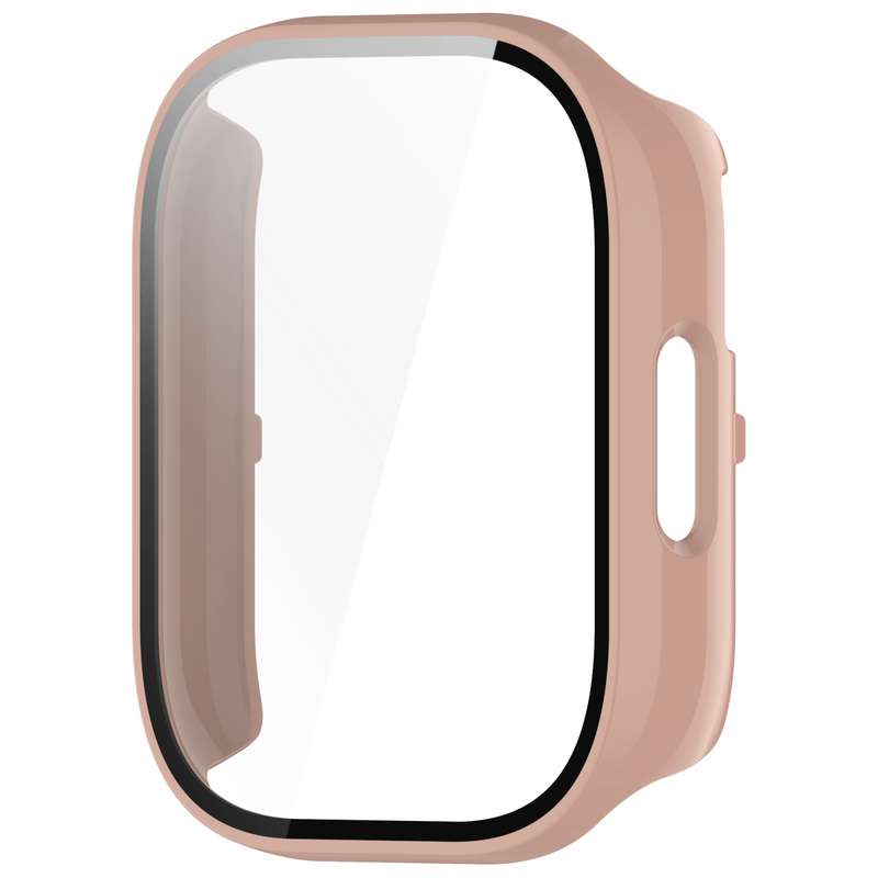 For Redmi Watch 5 Active Tempered Film Integrated PC Watch Protective Case(Black)