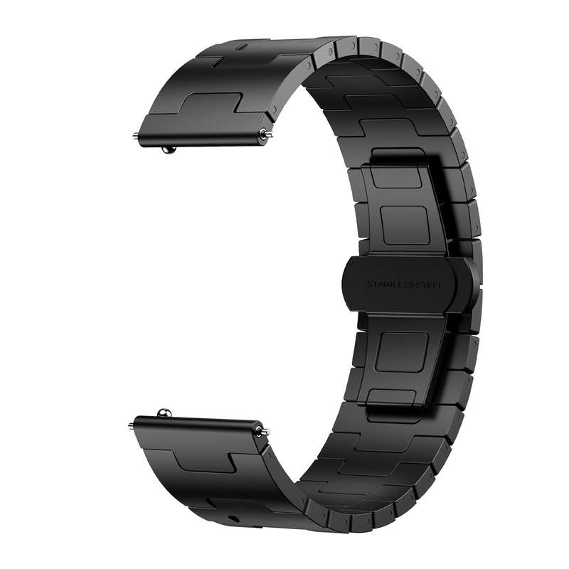 For Huawei watch GT5 Pro 46mm Titanium Alloy 22mm Metal Watch Band(Black)