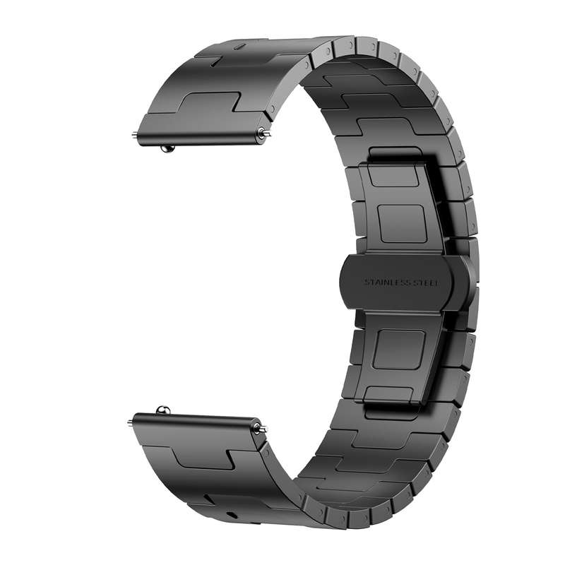 For Huawei watch GT5 Pro 46mm Titanium Alloy 22mm Metal Watch Band(Black)