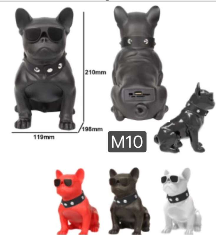 CH-M10 Bulldog Shape Stereo Wireless Bluetooth Speaker, Support TF Card / U Disk / FM