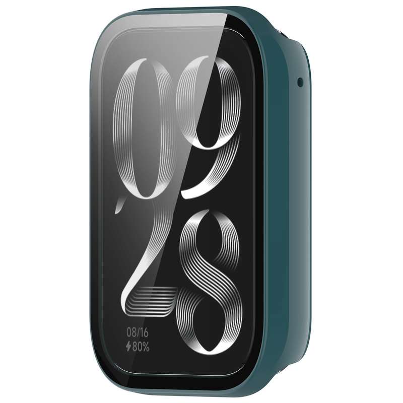 For Xiaomi Smart Band 9 Pro Tempered Film Integrated PC Watch Protective Case(Black)