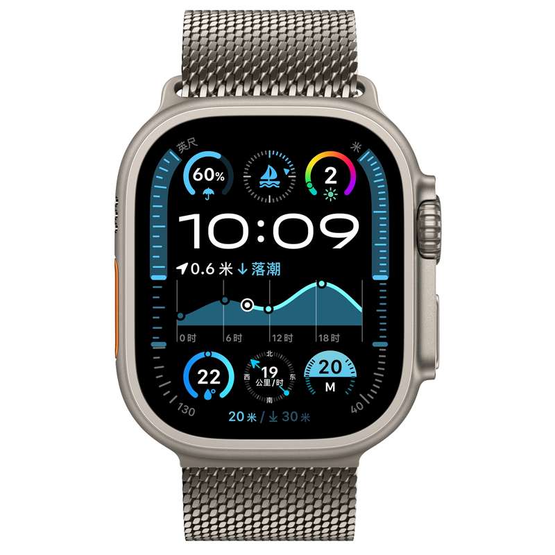 For Apple Watch 42mm / 41mm / 40mm / 38mm Umbrella Buckle Think Milanese Plate Stainless Steel Parac