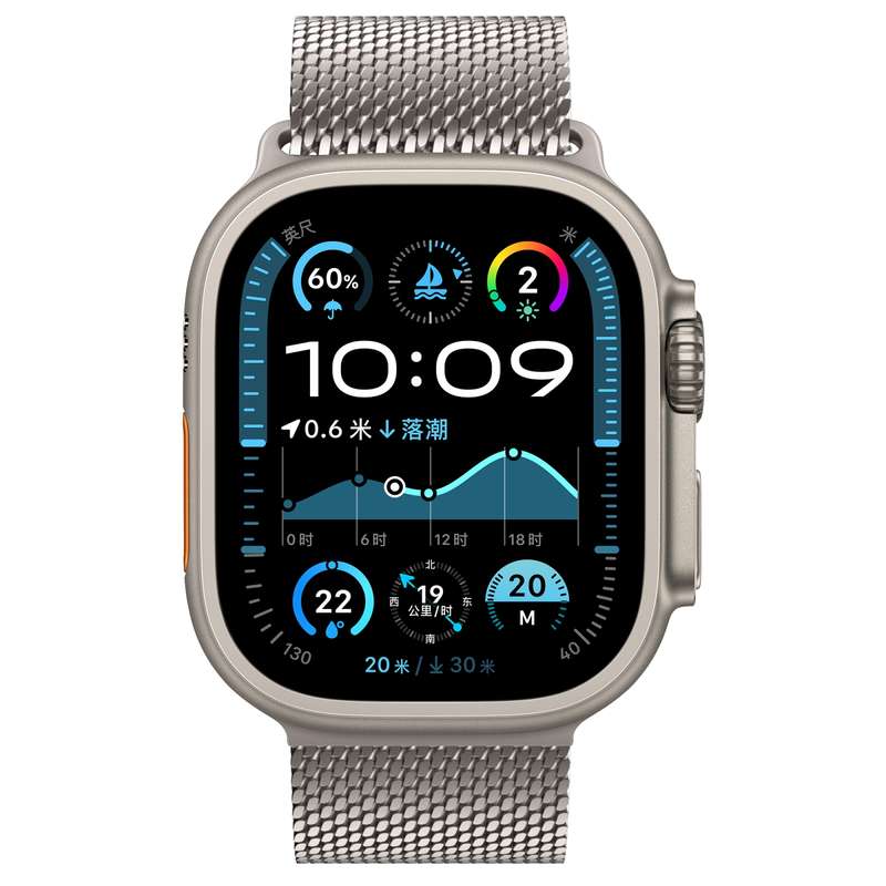 For Apple Watch 42mm / 41mm / 40mm / 38mm Umbrella Buckle Think Milanese Plate Stainless Steel Parac