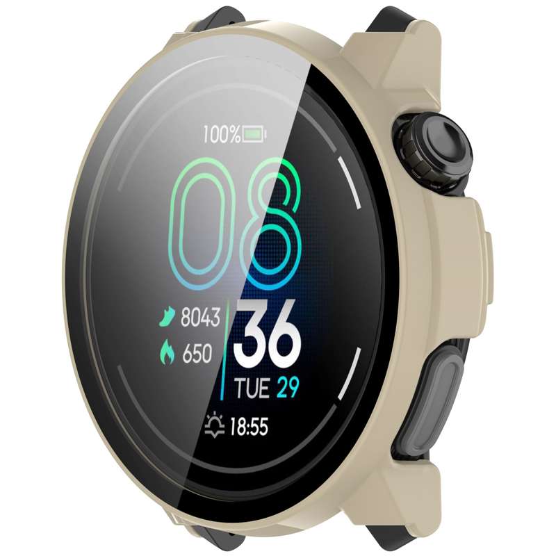 For COROS Pace Pro Tempered Film Integrated PC Watch Protective Case