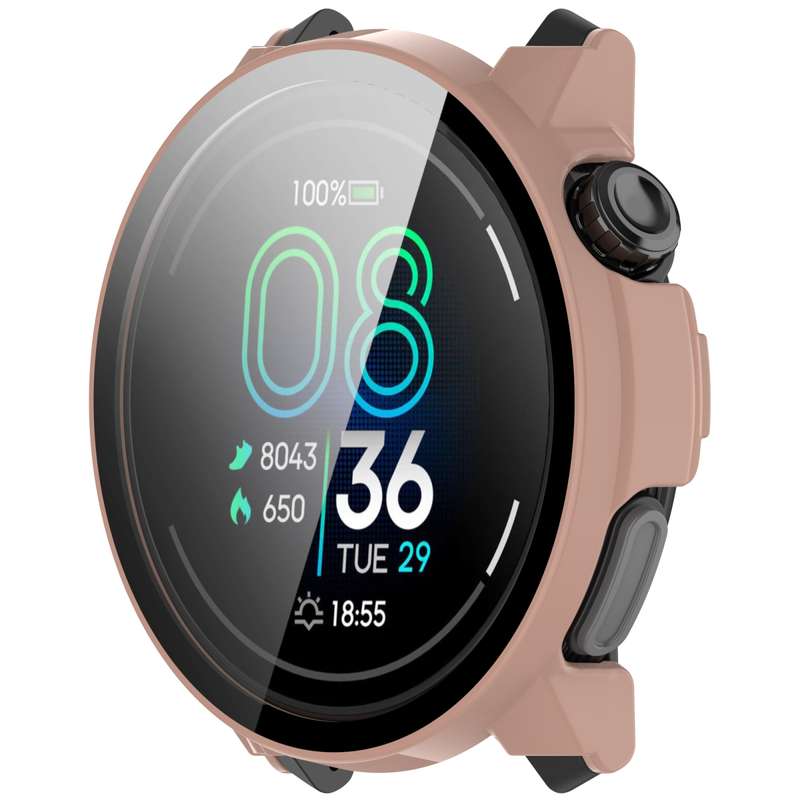 For COROS Pace Pro Tempered Film Integrated PC Watch Protective Case