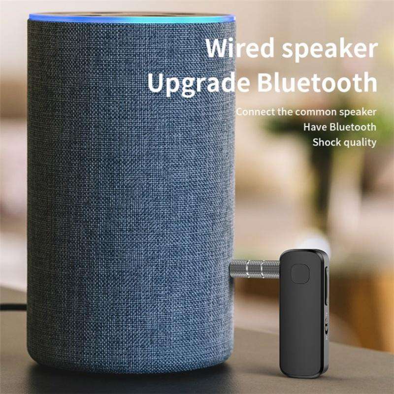M18 Transmitter Receiver 2-in-1 Speaker Headphone Wireless Car Lapel Clip Bluetooth 5.4 Adapter