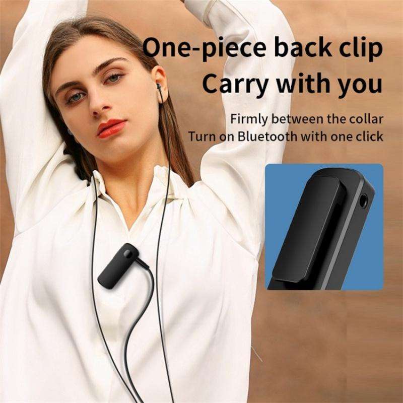 M18 Transmitter Receiver 2-in-1 Speaker Headphone Wireless Car Lapel Clip Bluetooth 5.4 Adapter