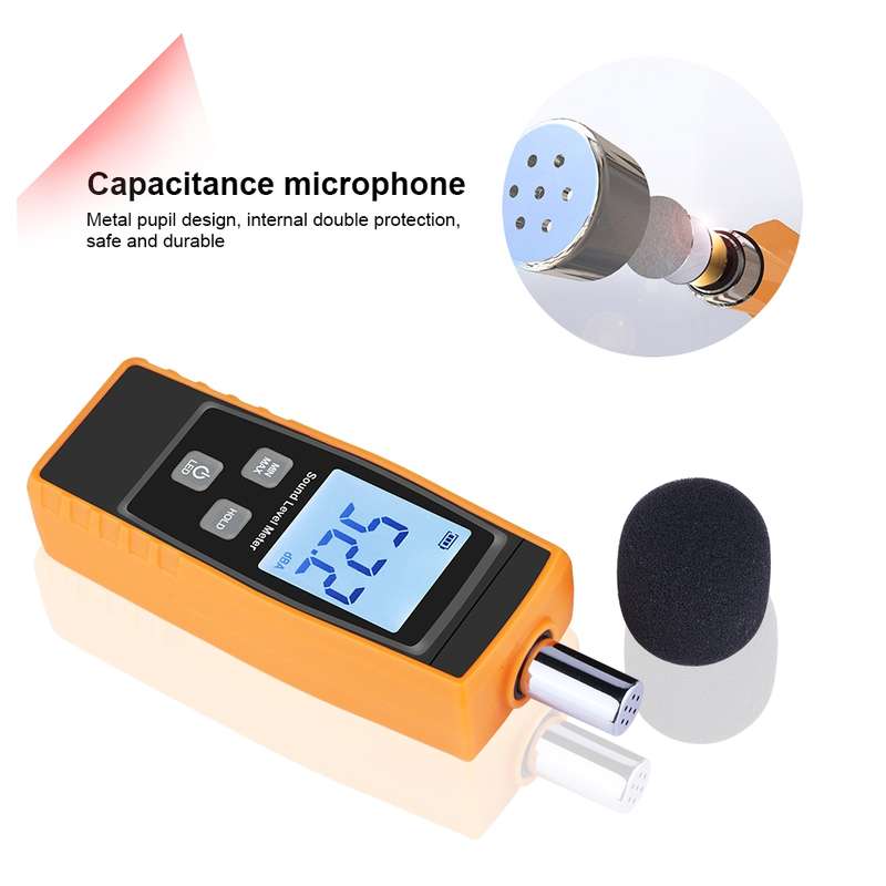 RZ1359 Digital Sound Level Meter DB Meters Noise Tester in Decibels LCD Screen