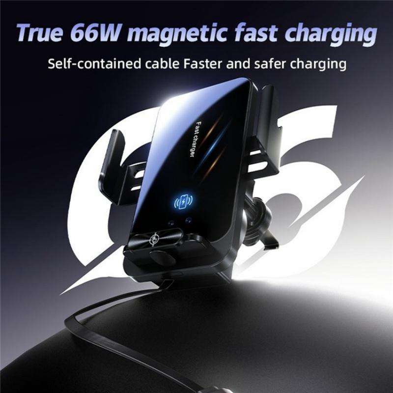 SD06 Car Air Vent Mount Anti Shake Automatic Clamping Wireless Charging Phone Stand