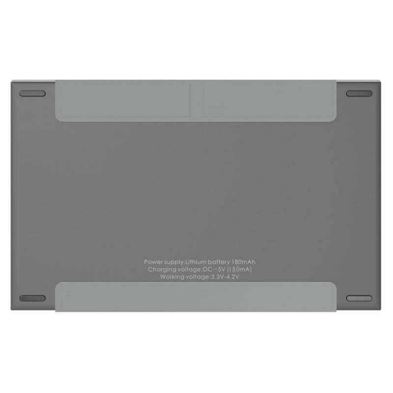 KF86 MAX Foldable Wireless Bluetooth-Compatible Keyboard With Touchpad + Leather Case