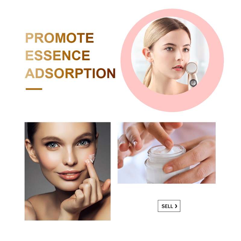 K-SKIN KD9930 Facial Thermostat Beauty Introduction Instrument Beauty Device Face Cleansing Massager