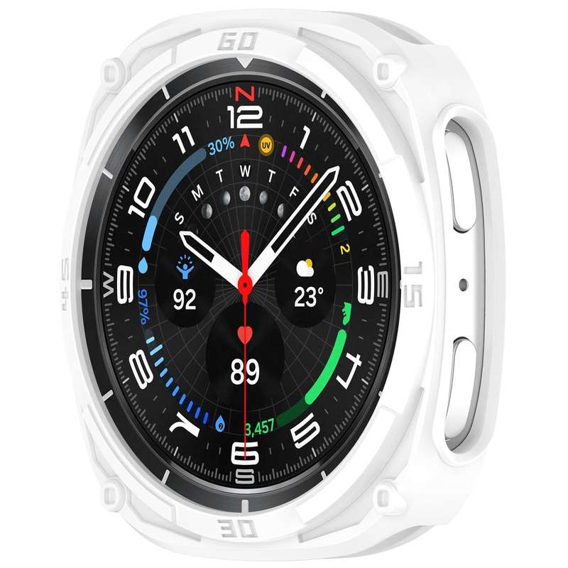 For Samsung Galaxy Watch8 44mm Hollow Digital Armor TPU Watch Protective Cover(Green)
