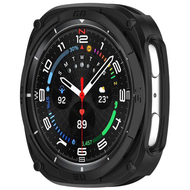 For Samsung Galaxy Watch8 44mm Hollow Digital Armor TPU Watch Protective Cover(Green)